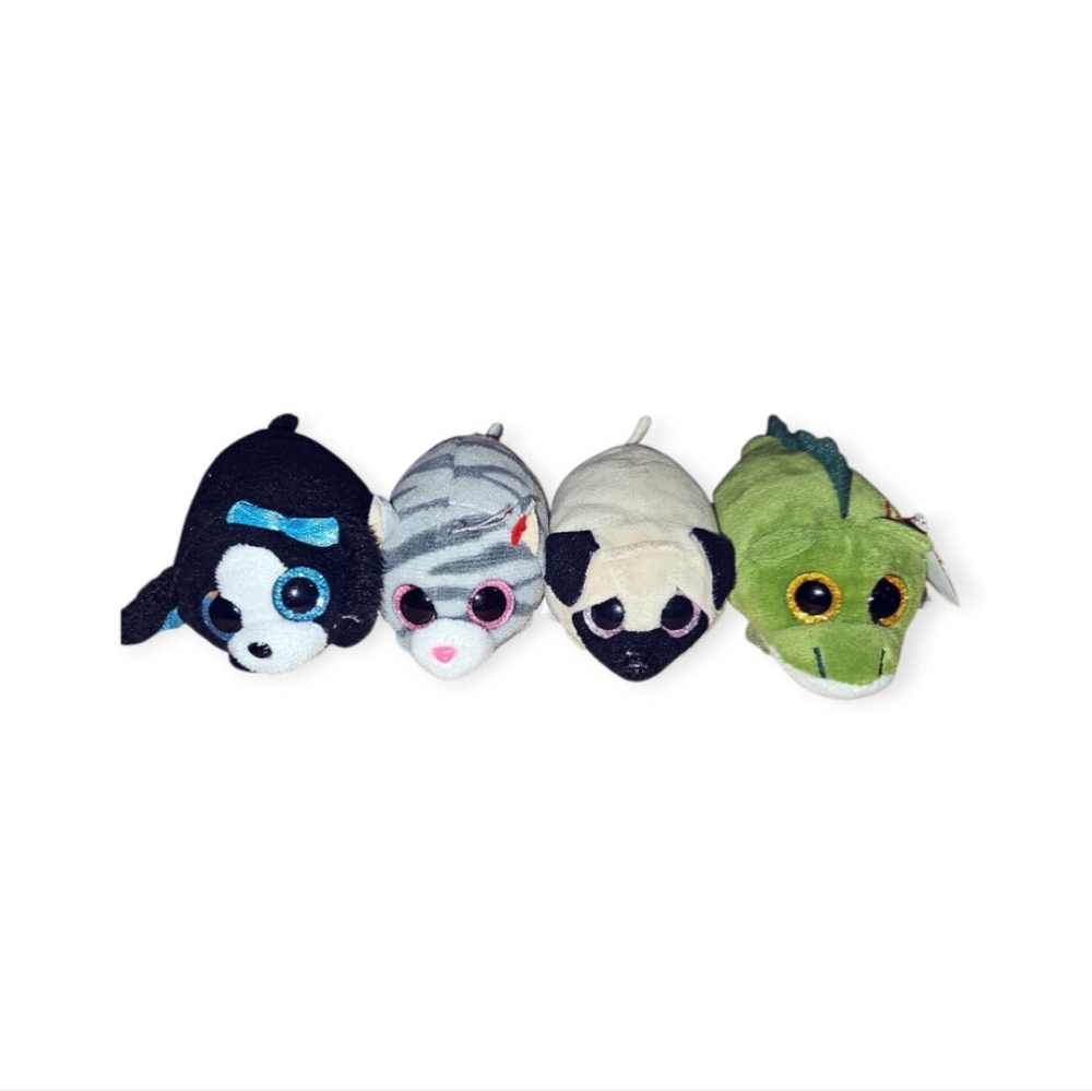 Teeny Tys Marci Cassie Candy Wallie Mini Plush Dog Cat Pug Alligator